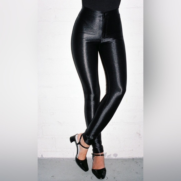 American Apparel Pants - American Apparel Black Disco Pants